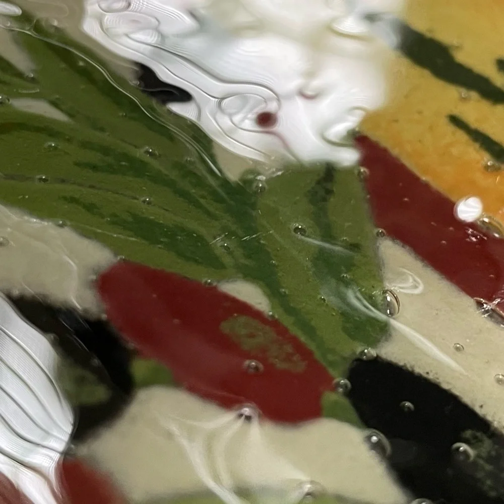Vineyard Olive Plate & Bowl by Peggy Karr